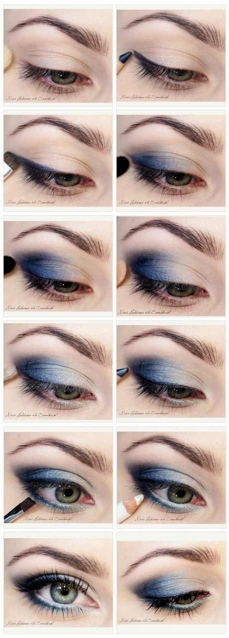 dark-blue-eye-makeup-tutorial-04_12 Donker blauwe oog make-up tutorial