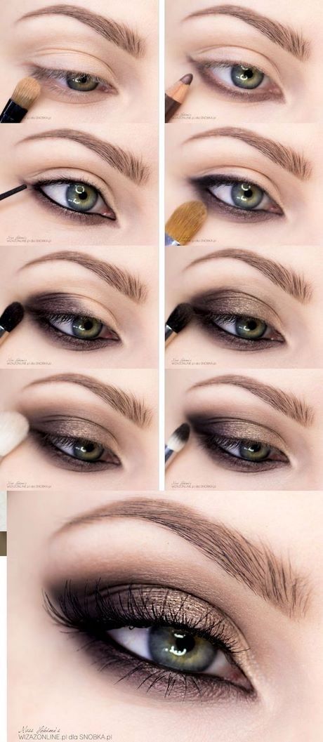 Gemakkelijk oog make-up tutorial voor beginners groene ogen