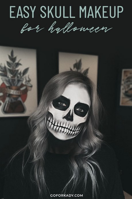 easy-half-skull-makeup-tutorial-76_11 Gemakkelijk half schedel make-up tutorial