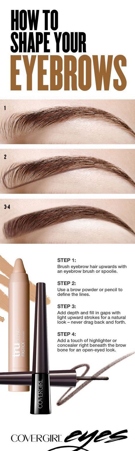 eyebrow-pencil-makeup-tutorial-75_8 Wenkbrauw potlood make-up tutorial