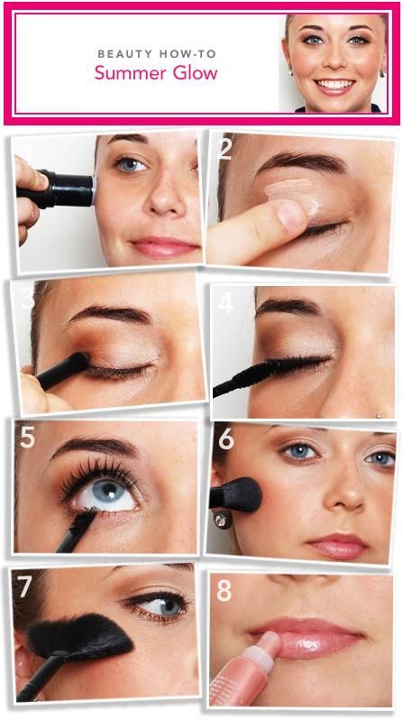 eyes-lips-face-makeup-tutorials-10_10 Ogen lippen gezicht make-up tutorials