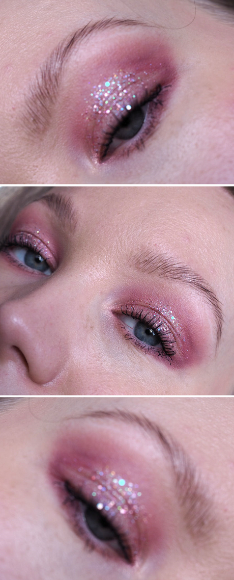 glitter-pink-makeup-tutorial-58 Glitter roze make-up tutorial