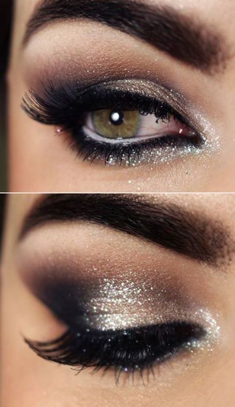 glitter-smokey-eye-makeup-tutorial-96_18 Glitter smokey eye make-up tutorial