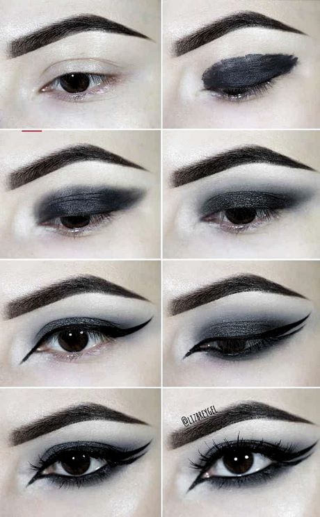 gothic-eye-makeup-tutorial-74_15 Gothic oog make-up tutorial
