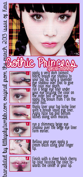 gothic-princess-makeup-tutorial-10 Gothic prinses make-up tutorial