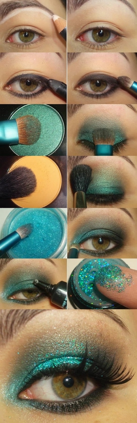 green-dress-makeup-tutorial-49_3 Groene jurk make-up tutorial
