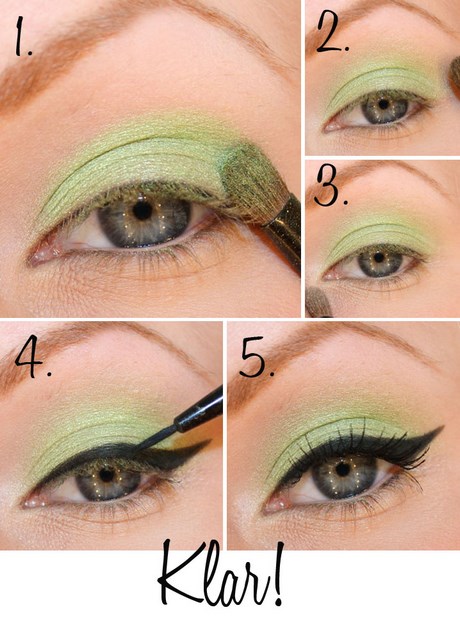 green-dress-makeup-tutorial-49_5 Groene jurk make-up tutorial