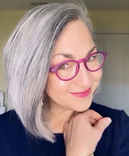 grey-hair-makeup-tutorial-38_17 Grijs haar make-up tutorial