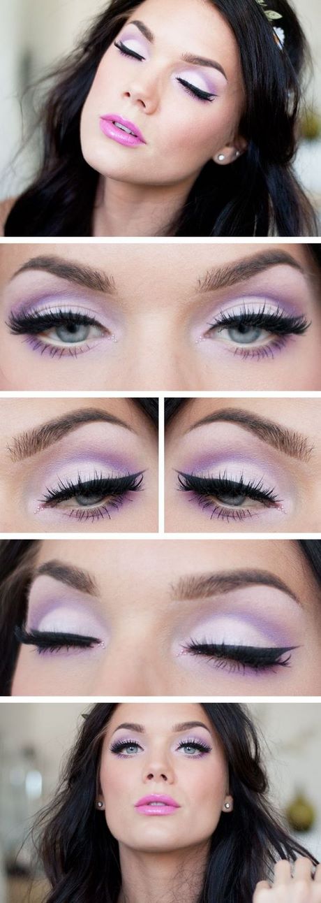 light-purple-eye-makeup-tutorial-25_10 Licht paars oog make-up tutorial