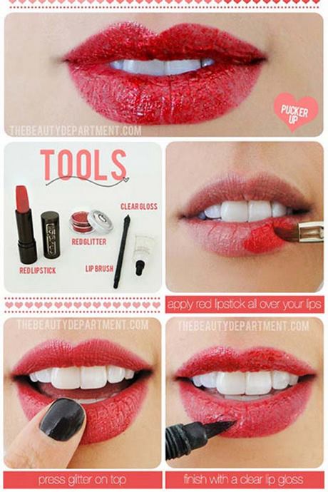 lip-makeup-tutorial-for-beginners-23_13 Lip make-up tutorial voor beginners