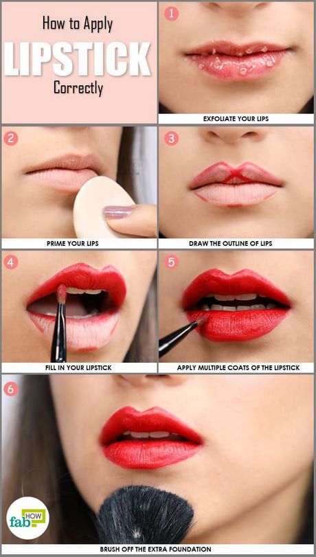 lip-makeup-tutorial-for-beginners-23_4 Lip make-up tutorial voor beginners