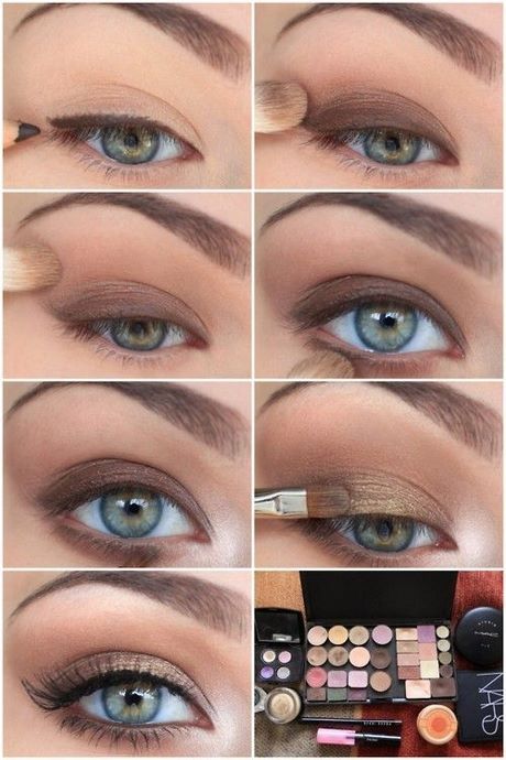 makeup-tutorial-for-blue-eyes-and-brown-hair-15_6 Make-up tutorial voor blauwe ogen en bruin haar