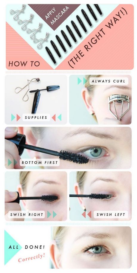 Mascara make-up tutorial