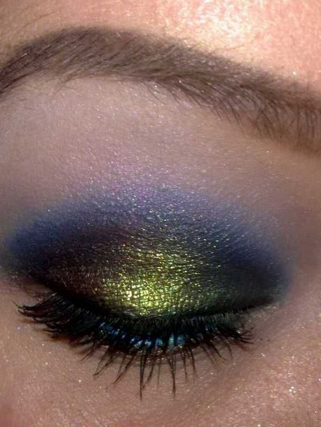 peacock-inspired-makeup-tutorial-52_11 Pauw geïnspireerd make-up tutorial