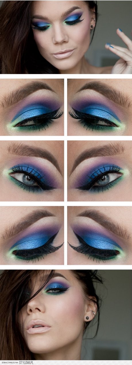 peacock-inspired-makeup-tutorial-52_12 Pauw geïnspireerd make-up tutorial