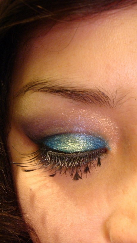peacock-inspired-makeup-tutorial-52_14 Pauw geïnspireerd make-up tutorial