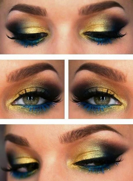 peacock-makeup-eyes-tutorial-60_7 Pauw make-up Ogen tutorial