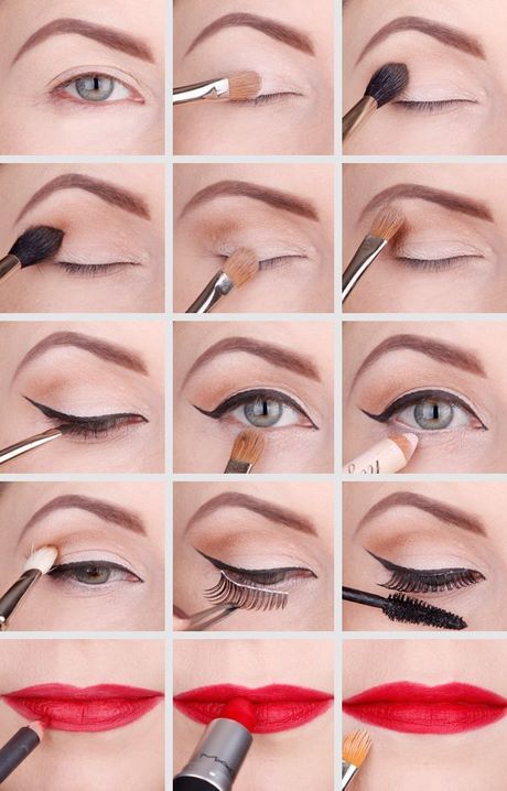 pin-up-cat-eye-makeup-tutorial-12_15 Pin up kat oog make-up tutorial