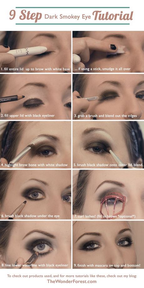silver-and-black-smokey-eye-makeup-tutorial-23_16 Zilver en zwart smokey eye make-up tutorial