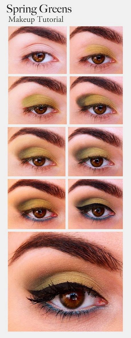 spring-green-makeup-tutorial-61_15 Lente groene make-up tutorial