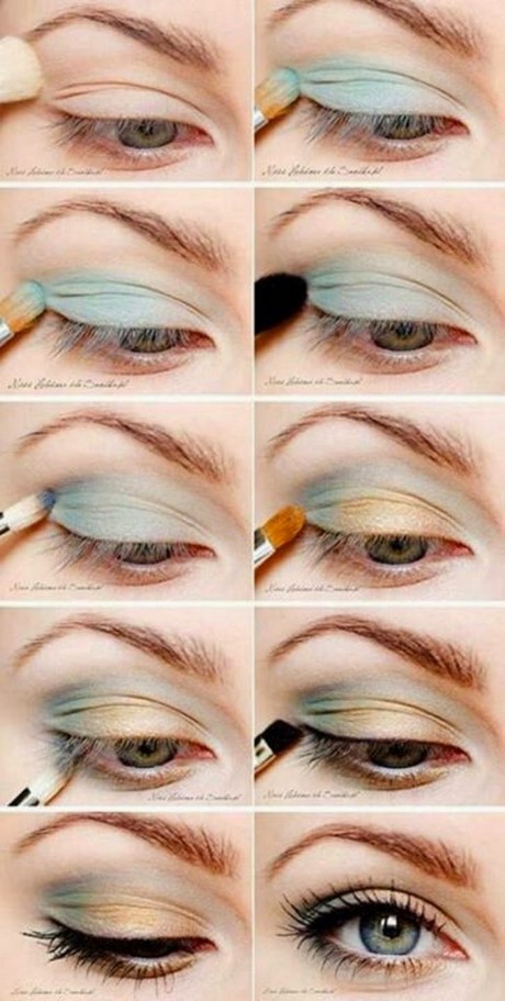 spring-green-makeup-tutorial-61_6 Lente groene make-up tutorial