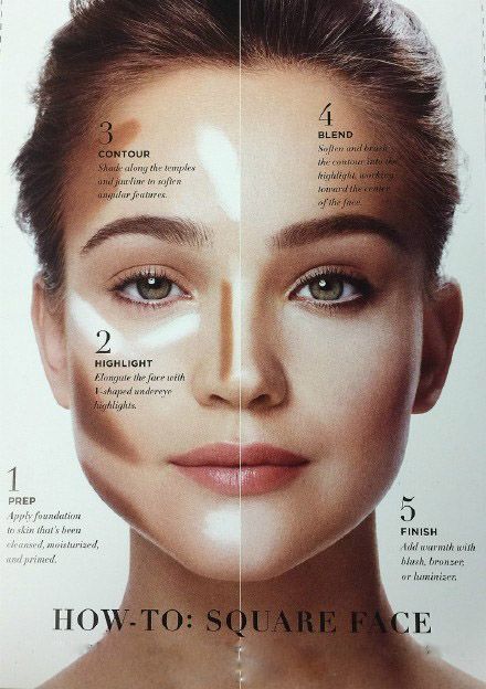 square-face-makeup-tutorial-31_13 Vierkante gezicht make-up tutorial