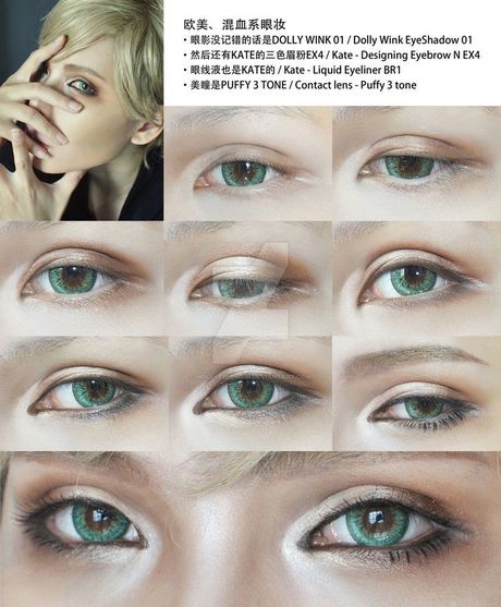 anime-eyes-makeup-tutorial-32_10 Anime eyes make-up les
