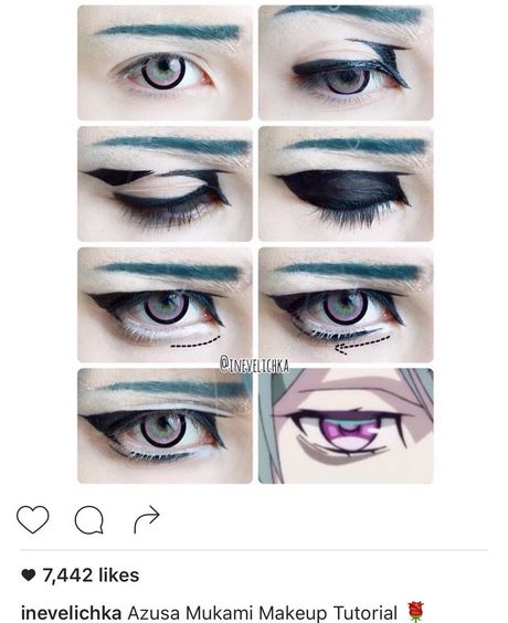 anime-eyes-makeup-tutorial-32_4 Anime eyes make-up les