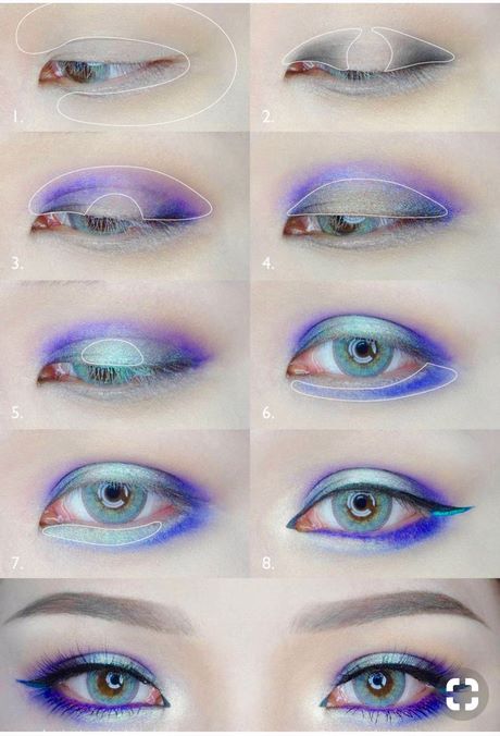 blue-makeup-tutorial-38_9 Les voor blauwe make-up