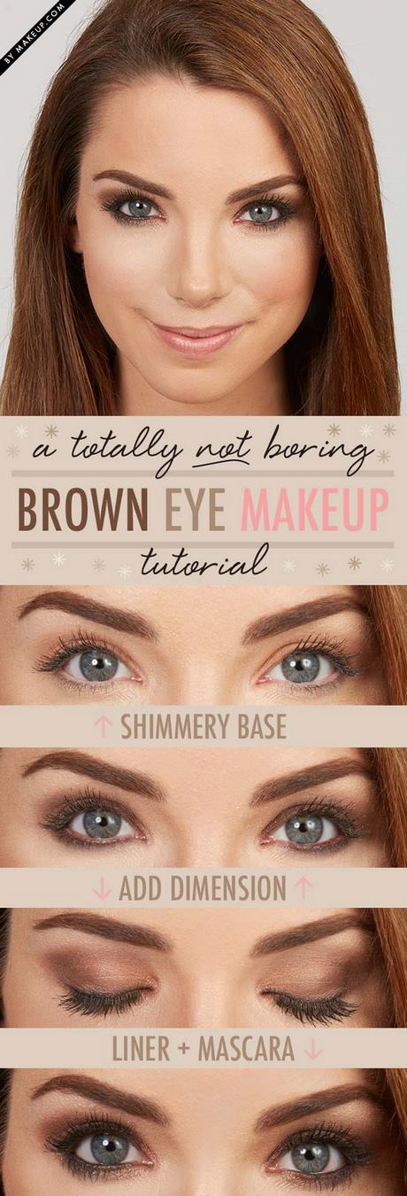 brown-eyes-makeup-tutorial-16 Bruine ogen make-up les