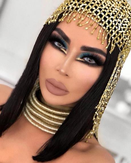 egyptian-eye-makeup-tutorial-70 Egyptische oog make-up tutorial