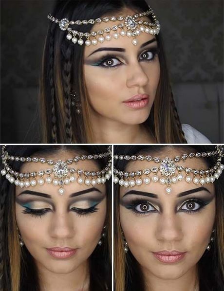 egyptian-eye-makeup-tutorial-70_17 Egyptische oog make-up tutorial