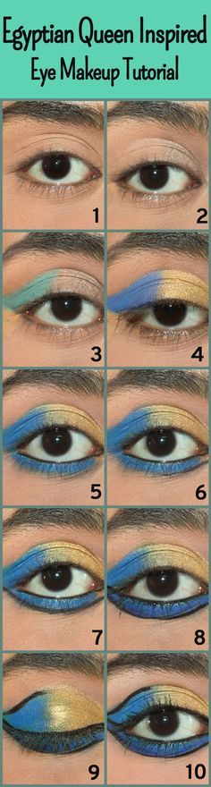 egyptian-eye-makeup-tutorial-70_3 Egyptische oog make-up tutorial