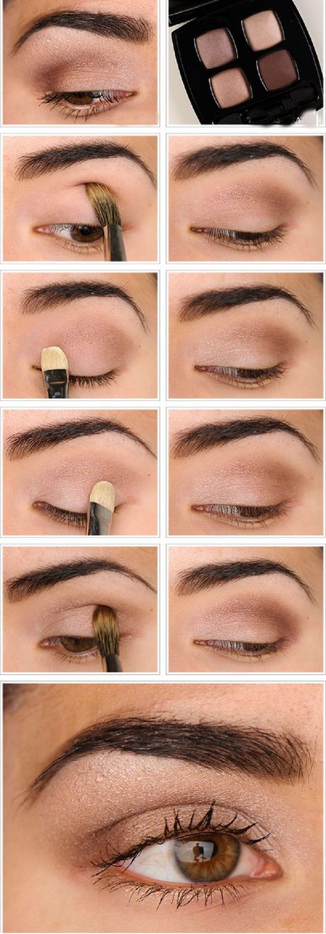 eye-makeup-for-brown-eyes-tutorial-59 Oog make-up voor bruine ogen tutorial
