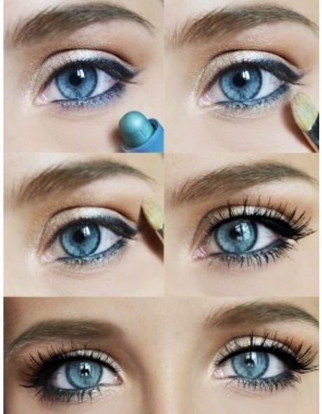eye-makeup-tutorial-for-blue-eyes-90 Oogmakeup les voor blauwe ogen