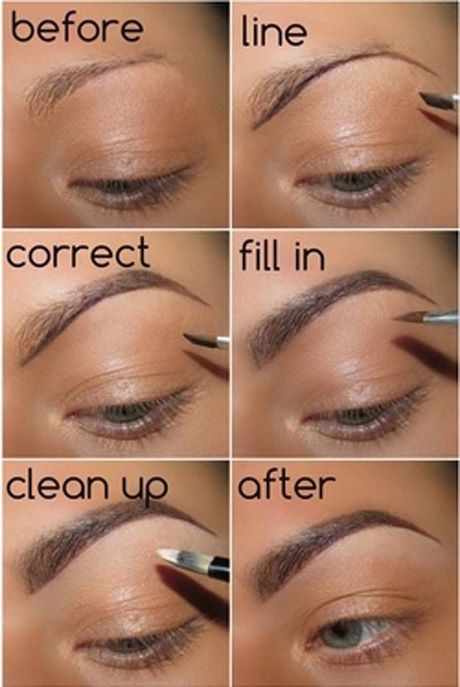eyebrow-makeup-tutorials-29_6 Wenkbrauw make-up tutorials