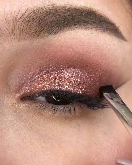 Glitter make-up tutorial