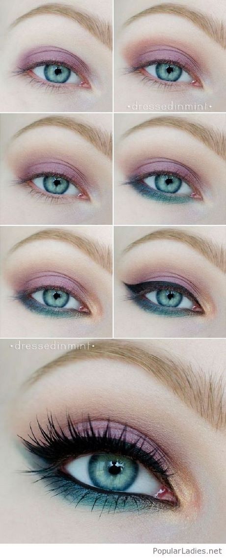 Groene oog make-up tutorial