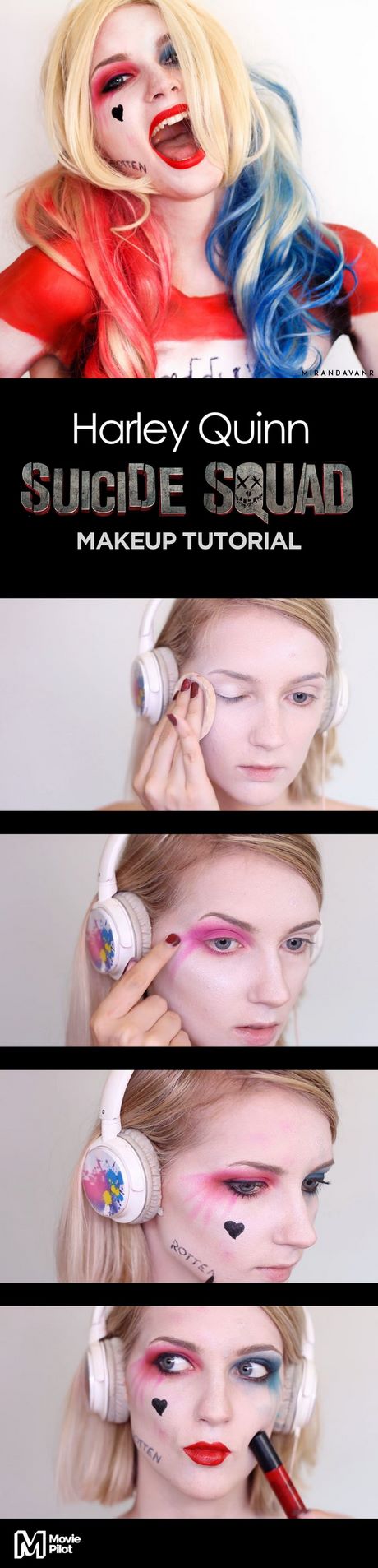 harley-quinn-makeup-tutorial-23_7 Harley quinn make-up les