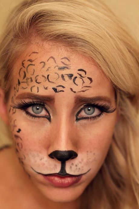 leopard-makeup-tutorial-35_14 Leopard make-up les