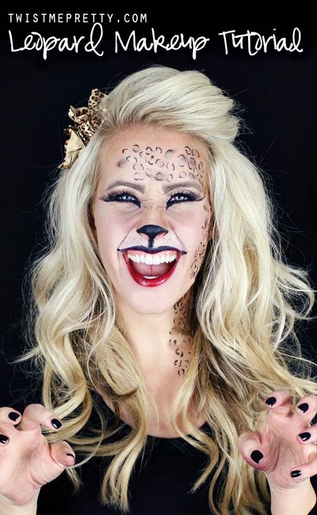 leopard-makeup-tutorial-35_17 Leopard make-up les