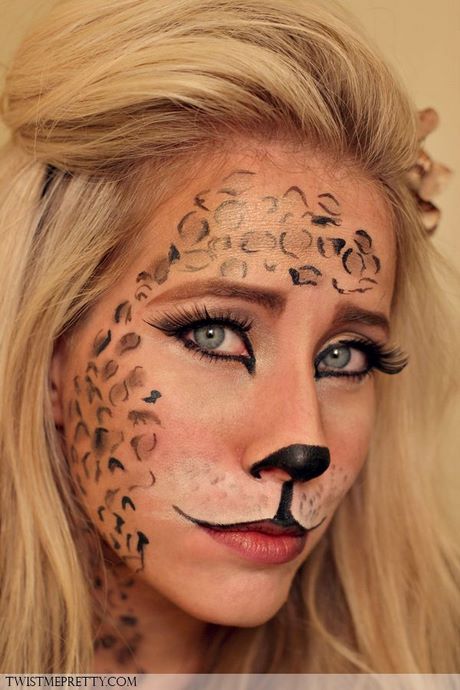 leopard-makeup-tutorial-35_3 Leopard make-up les