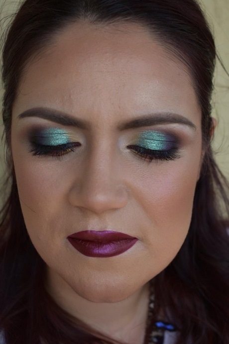 peacock-eye-makeup-tutorial-99_6 Pauwoog make-up les