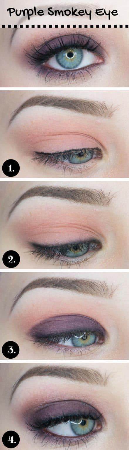purple-eye-makeup-tutorial-96_18 Purple eye make-up tutorial