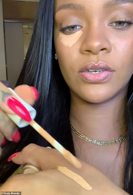 Rihanna make-up tutorial