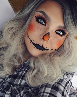 scarecrow-makeup-tutorial-76 Scarecrow make-up tutorial