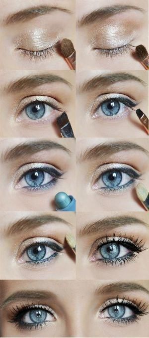 wedding-eye-makeup-tutorial-08_13 Handleiding voor huwelijksoog make-up