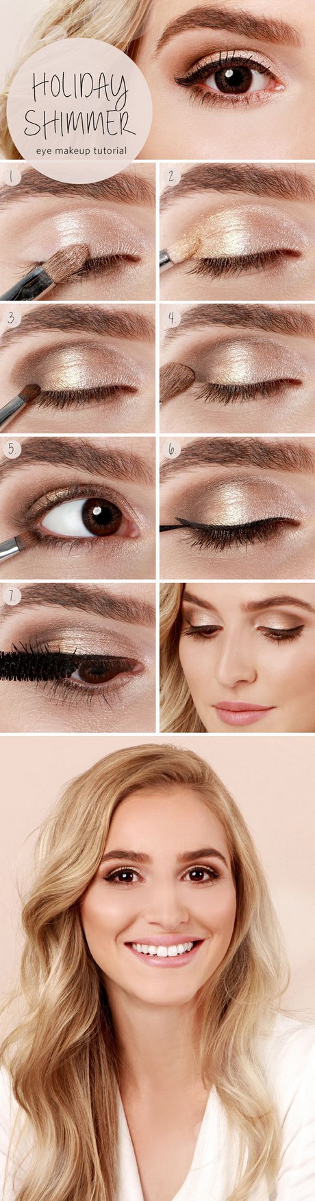 wedding-eye-makeup-tutorial-08_19 Handleiding voor huwelijksoog make-up