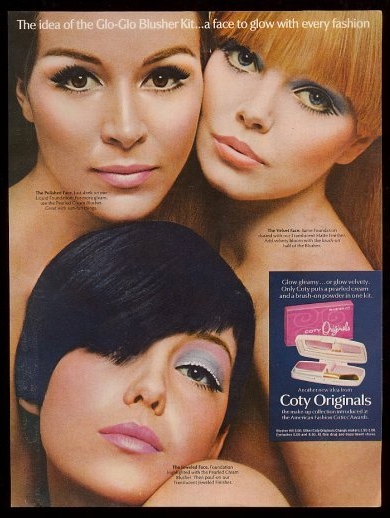 Jaren 1960 make-up en haar tutorial