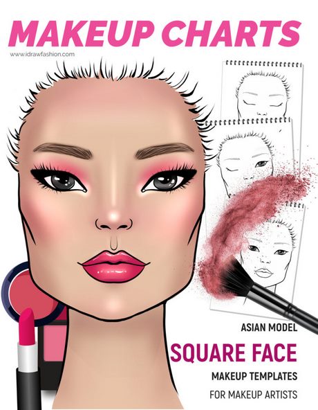 Aziatische model make-up tutorial